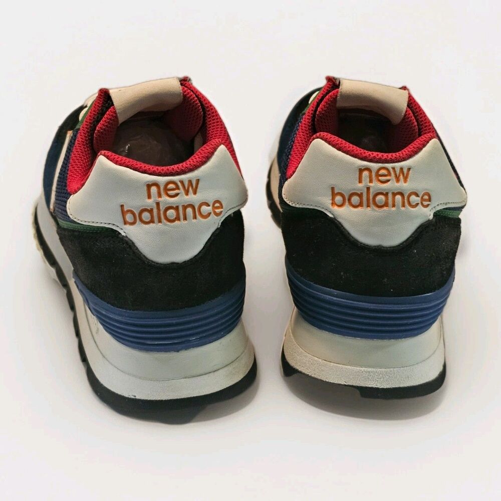 New Balance 574 Rugged Men Size 12 Colorblock Black Blue Red Sneaker ML574DRC - Picture 5 of 16